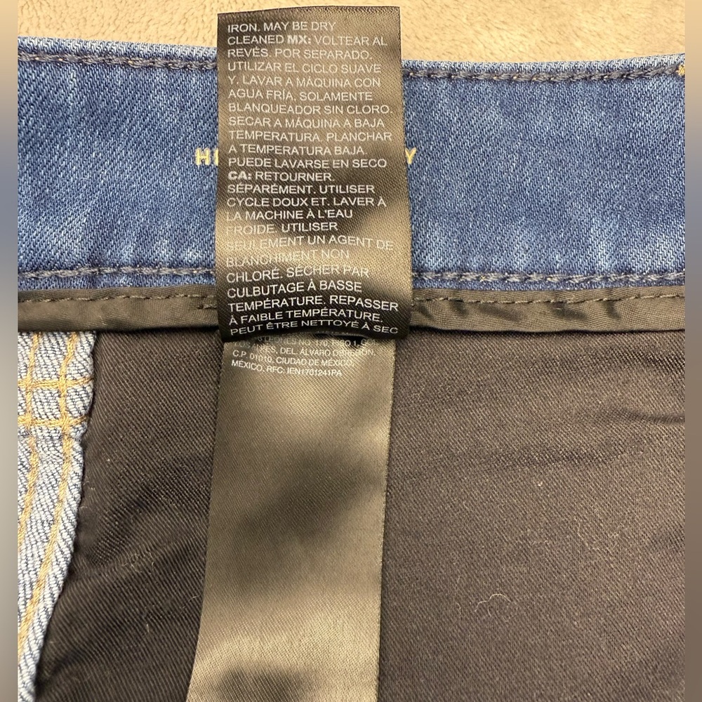 Whte House Black Market High-Rise Skinny Cashmere Jeans Size 12 - Picture 7 of 7